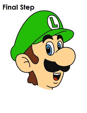300x388 How To Draw Luigi