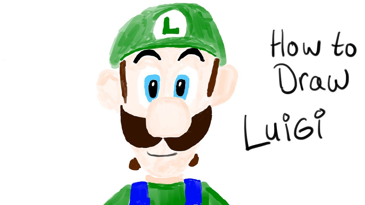 1280x720 Learn How To Draw Luigi