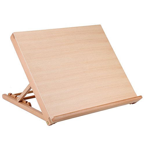 500x500 Wood Drawing Board,multifunctional Desk Adjustable Wood Artist