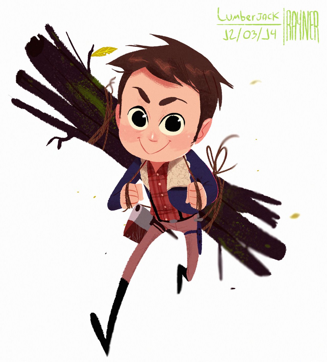 1280x1416 lumberjack!! character design, character design