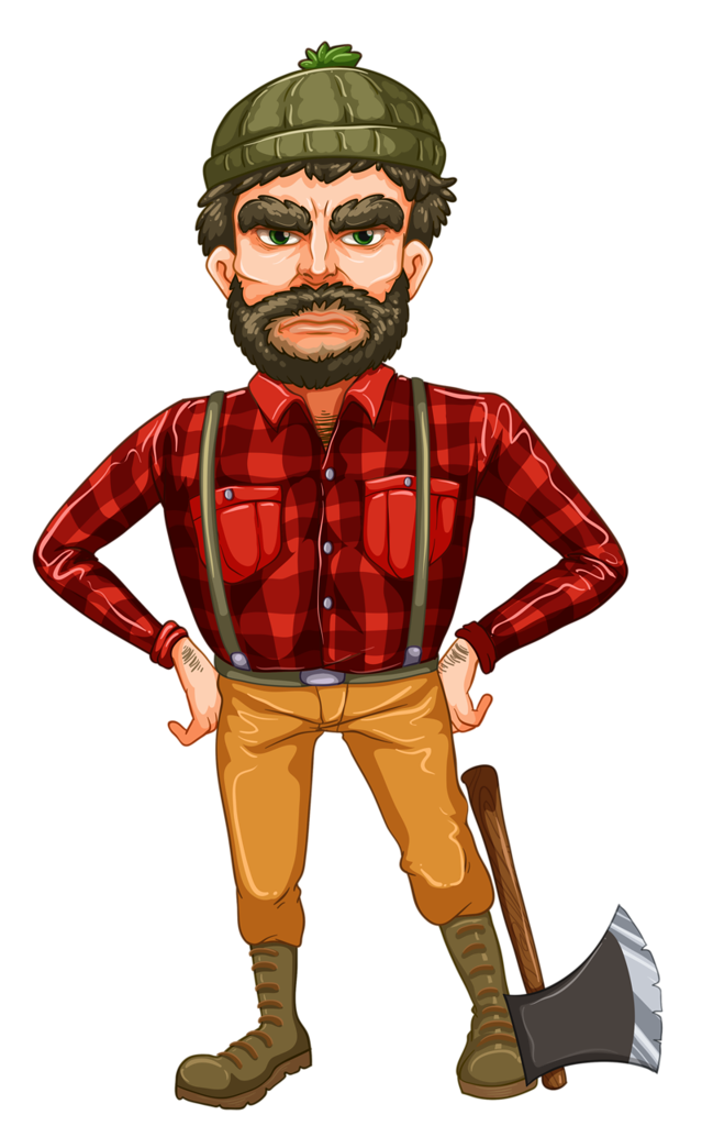 639x1024 Nerazobrannoe V Lesorub Professii Story Drawing, Art Images