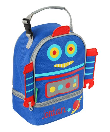 452x543 Blue Robot Personalized Lunch Bag Zulily