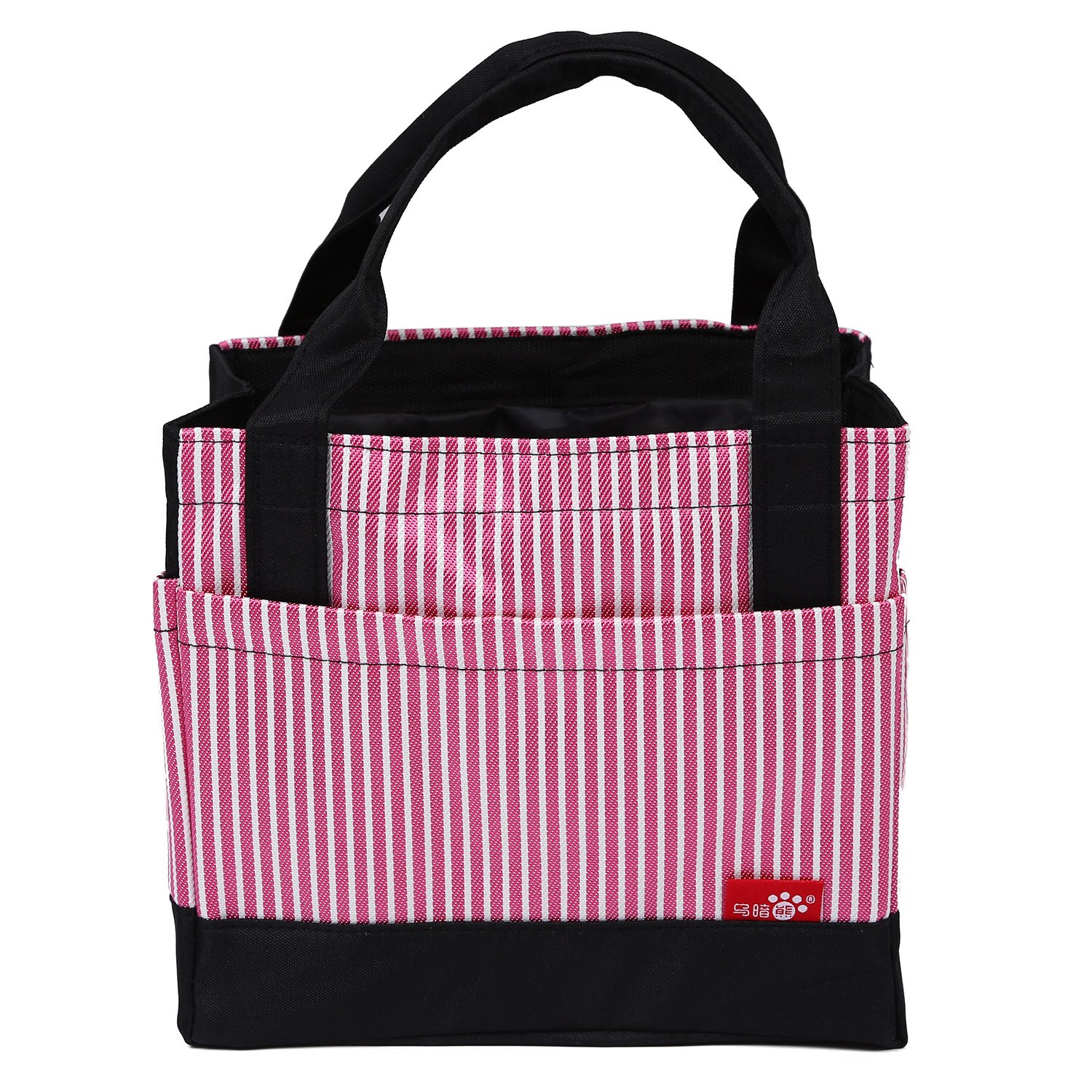 1500x1500 Wholesale Top Sale Portable Cute Striped Draw String Lunch Bag