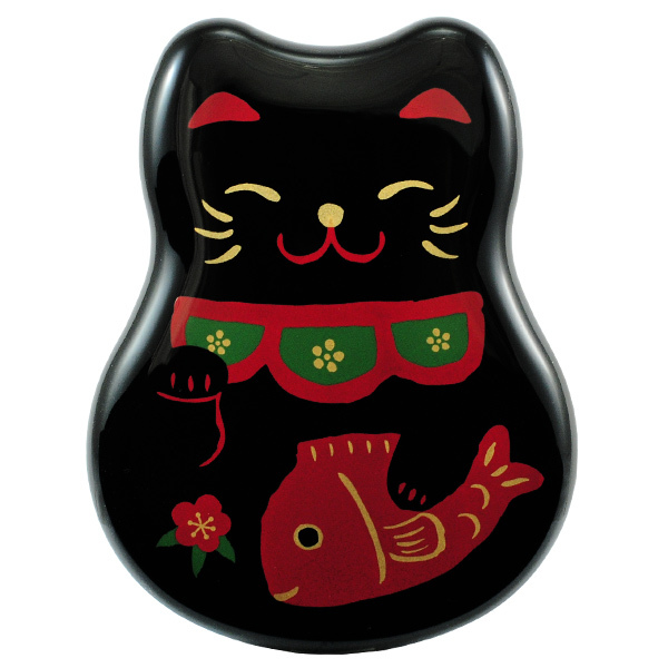 600x600 Lucky Cat Bento Lunch Box With Fork