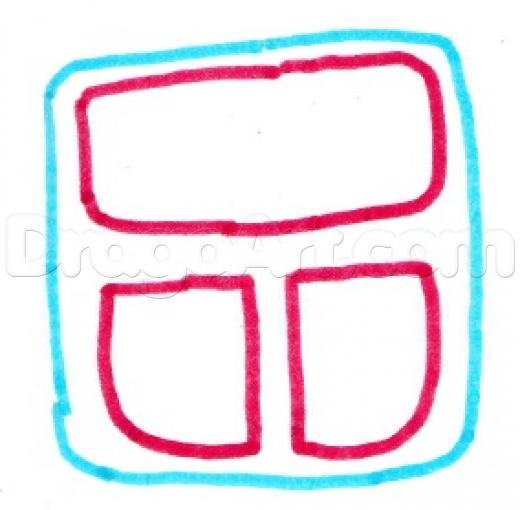 520x510 step how to draw lunchbox with breakfast