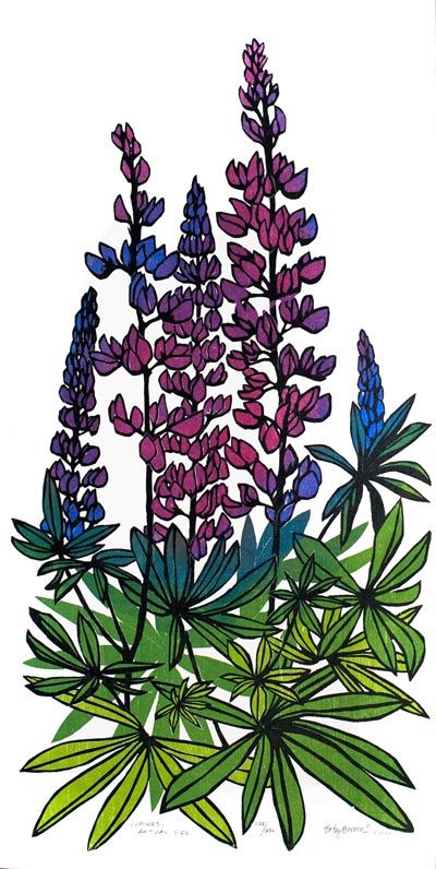 400x796 potentia filler for around wolflupine woodblock print