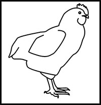 200x208 How To Draw Chickens Drawing Tutorials Drawing How To Draw