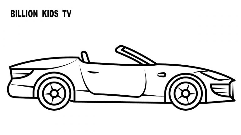 Luxury Car Drawing