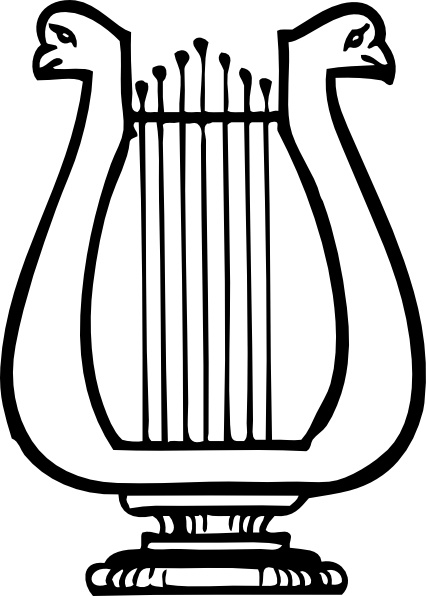 426x596 lyre instrument clip art free vector in open office drawing