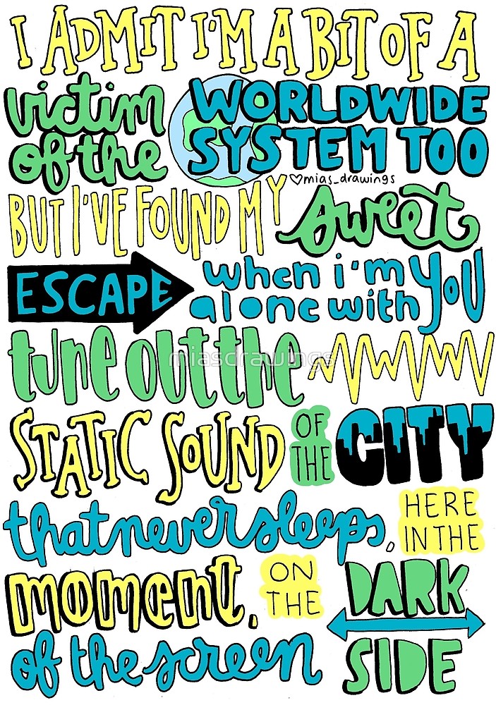 703x1000 disconnected lyric art