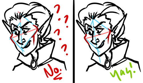 500x292 The Space Between Drawing Heads And Faces Cheekbones