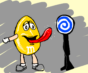 300x250 giant ice cream licking scared person