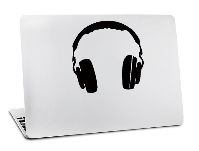 640x485 Super Cool Wireless Headphone Series Drawing Sticker Skin For Mac