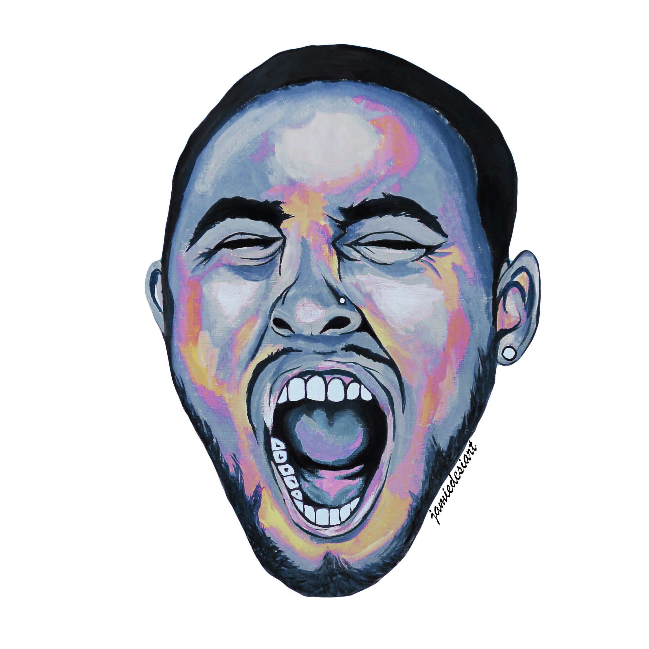 2242x2242 Mac Miller Sticker Jamiedesiart