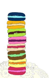 Macaron Drawing | Free download on ClipArtMag