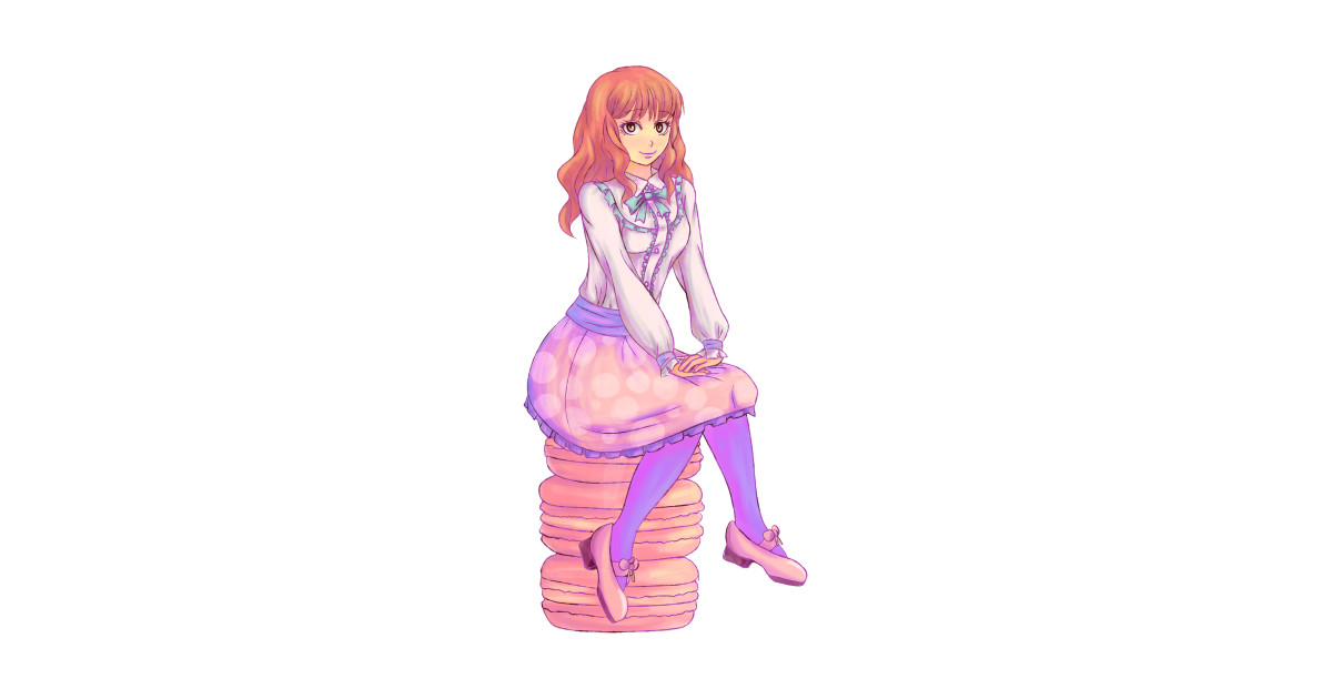 1200x630 Pink Macaron Girl