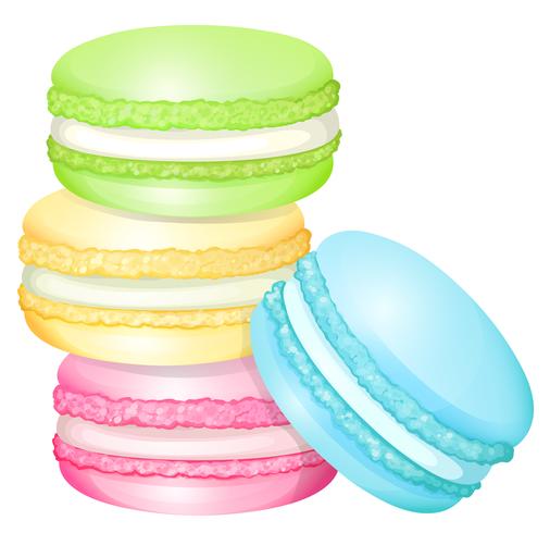 506x490 Stack Of Colorful Macaron