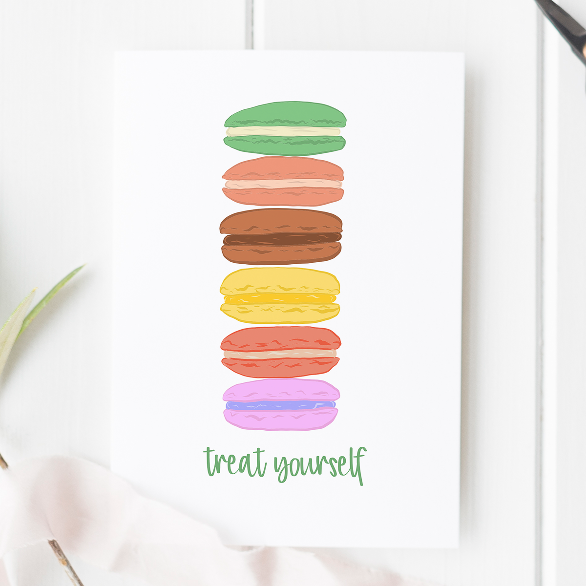 1200x1200 Treat Yourself Macaron Card Hue Complete Me