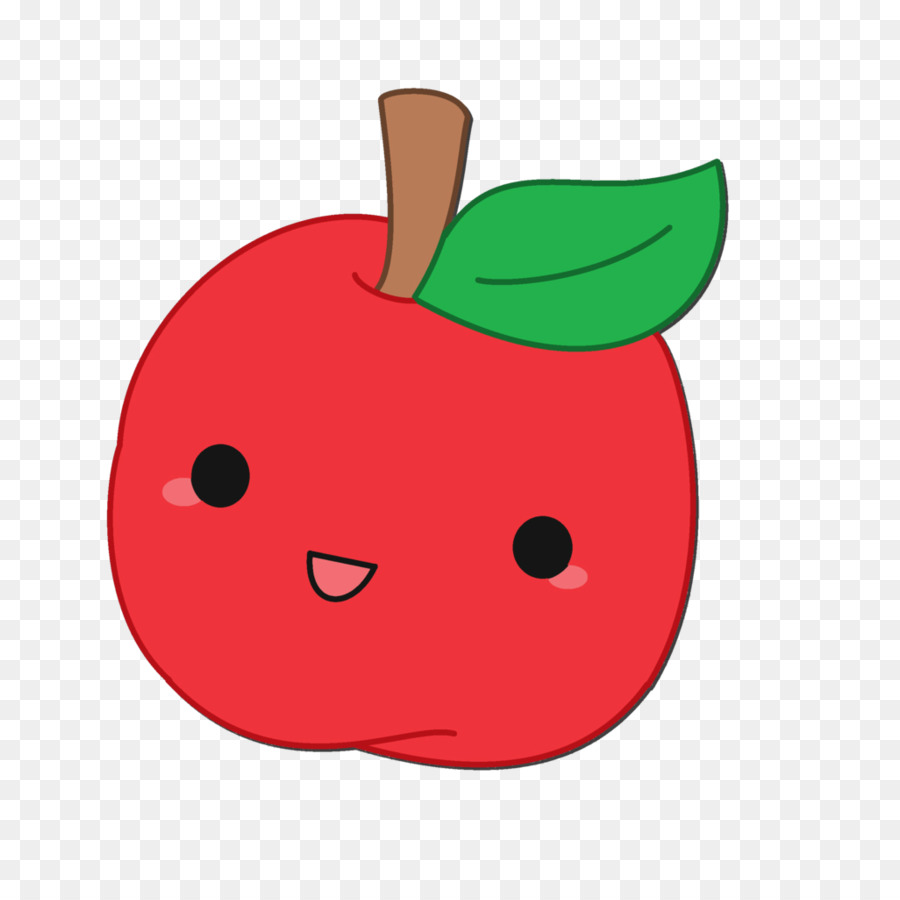 900x900 Apple, Drawing, Red, Transparent Png Image Clipart Free Download
