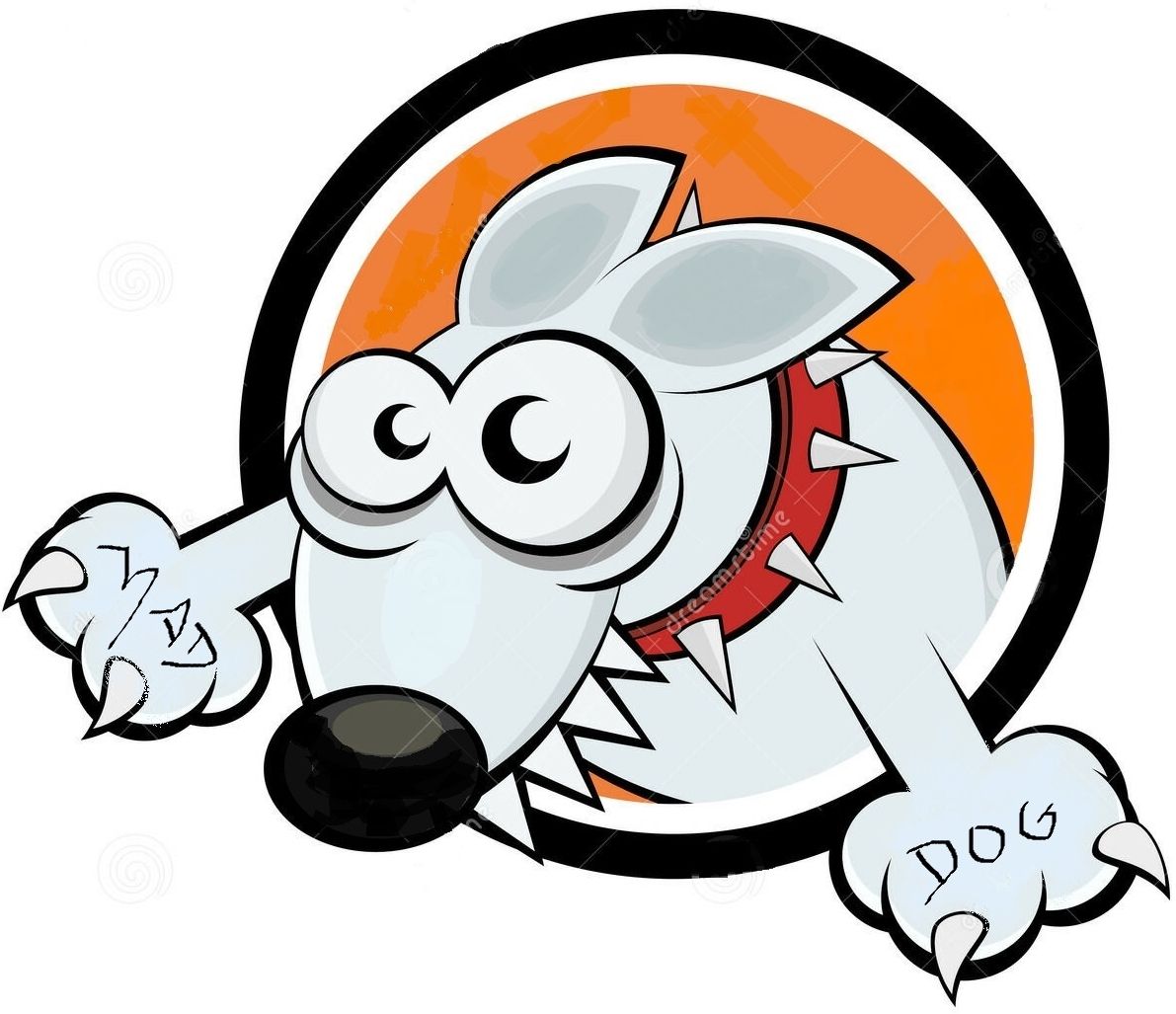 1191x1027 Mad Dog Drawing