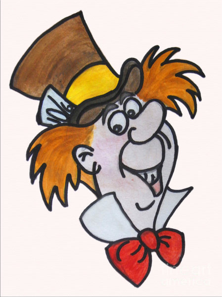 449x600 Mad Hatter Drawings Fine Art America