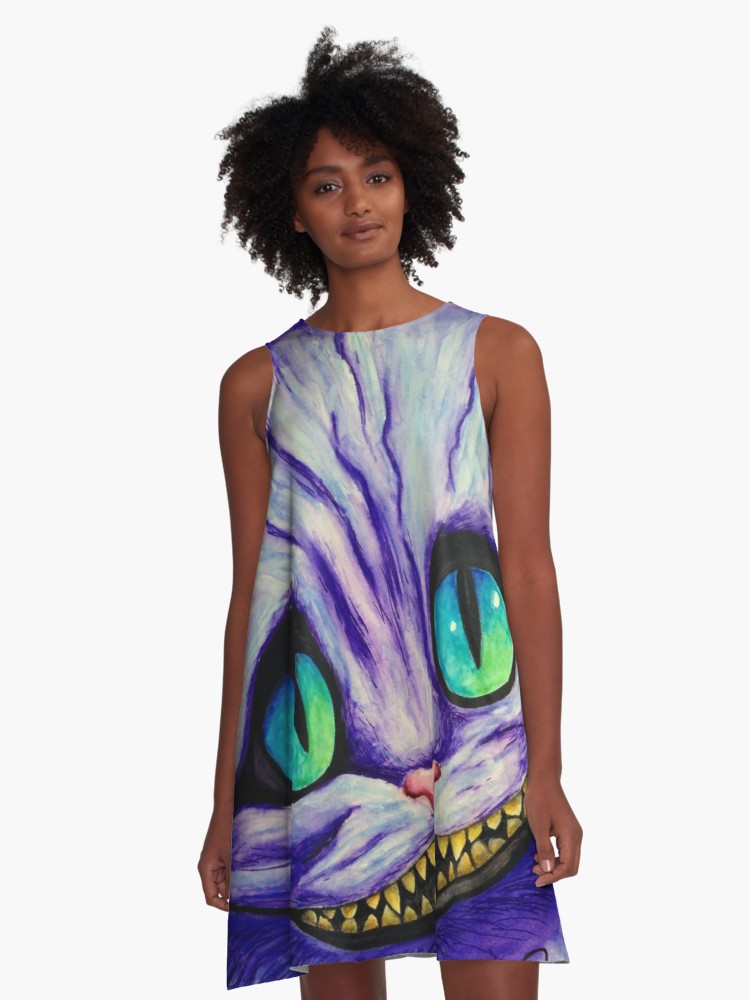 750x1000 We're All Mad A Line Dress