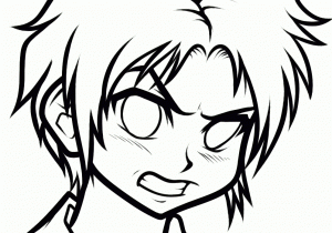 300x210 Mad Face Drawing Anime