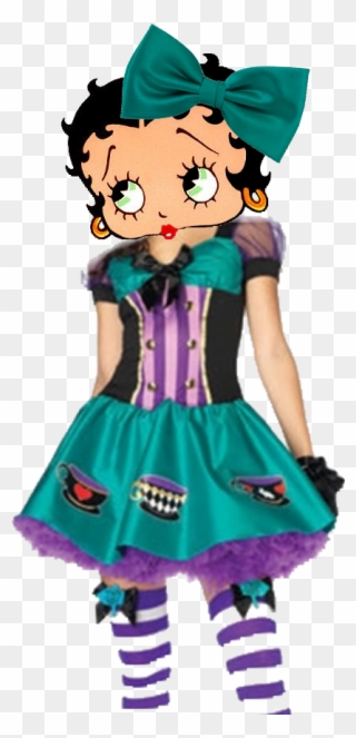 320x663 Female Mad Hatter Base Clipart