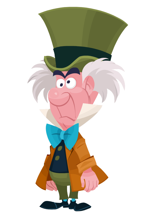 643x918 Mad Hatter Disney Transparent Png