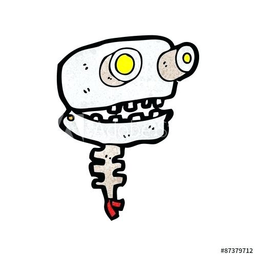 500x500 robot head drawing cartoon crazy robot head robot faces drawing