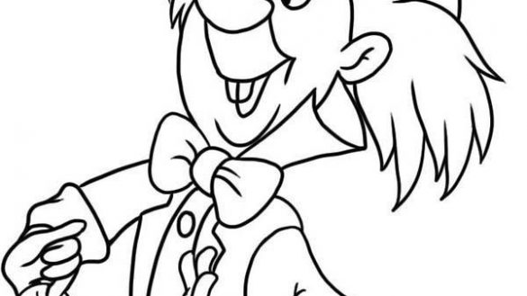 585x329 Fashionable Inspiration Mad Hatter Coloring