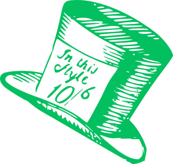 600x567 Mad Hatter Hat Png, Picture