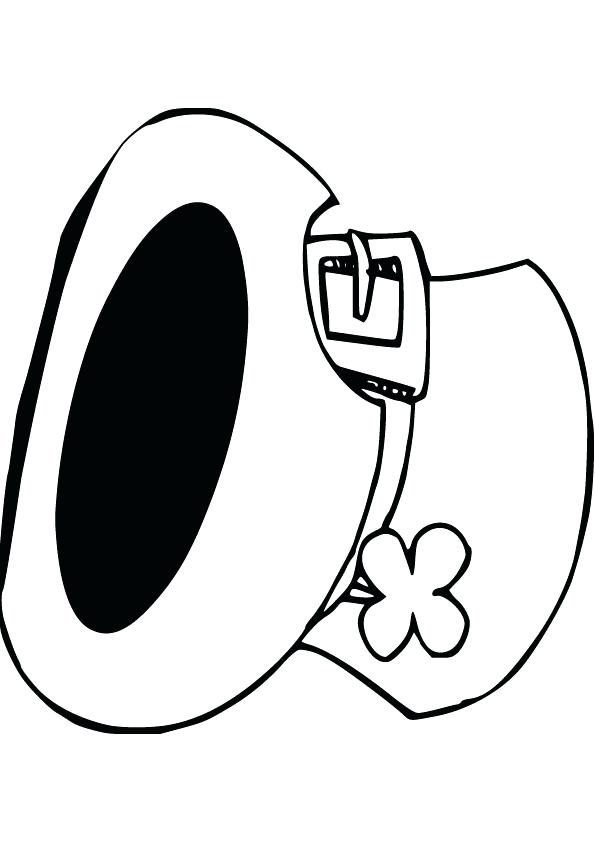 595x842 Download Free Leprechaun Hat Coloring