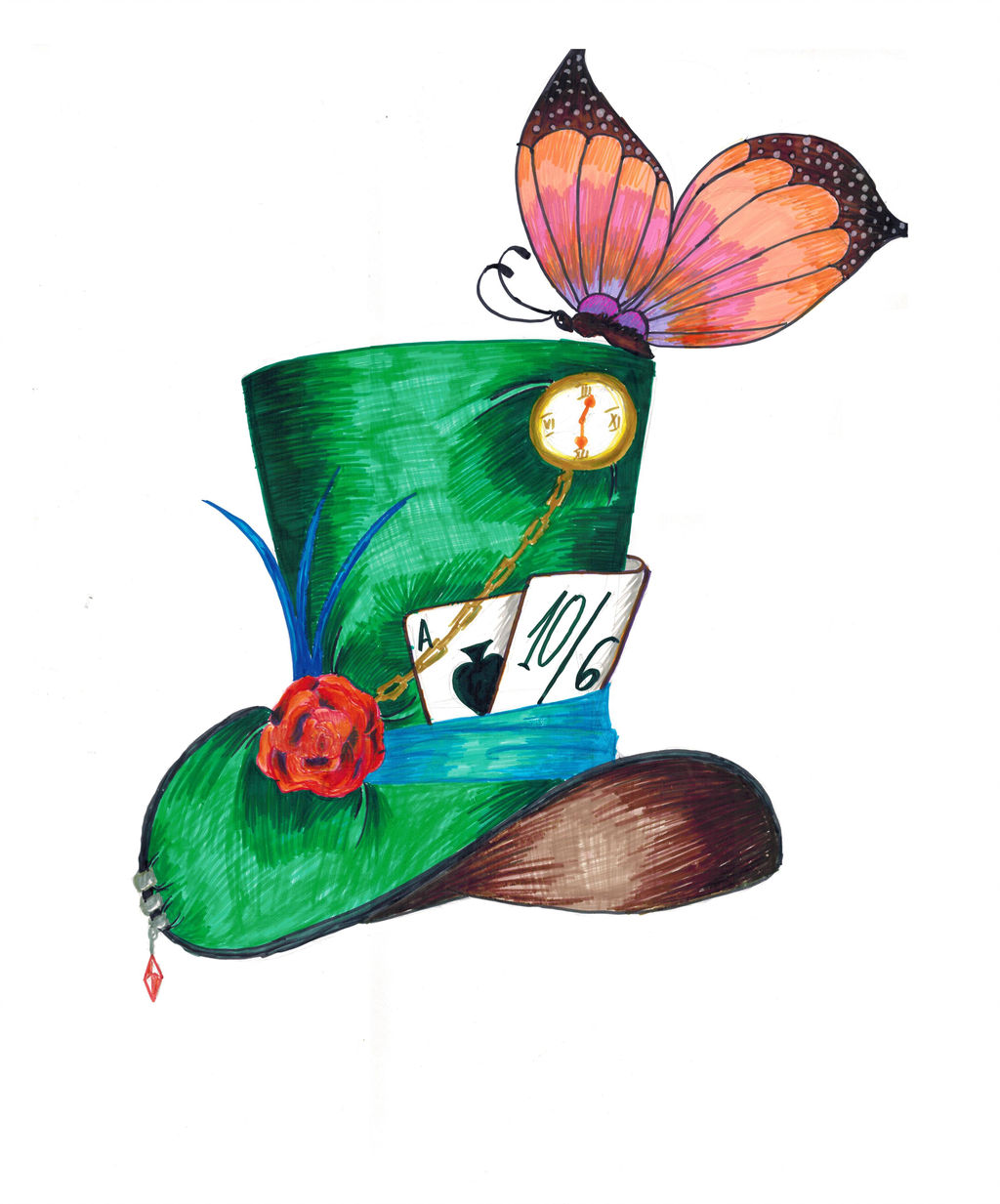 1024x1233 Mad Hatter's Hat