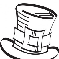 200x200 Mad Hatter S Hat Colouring