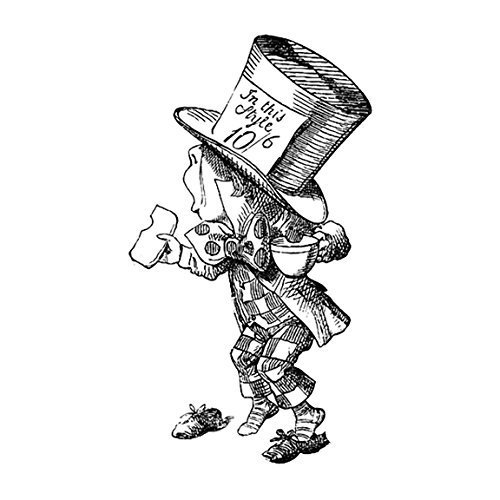 500x500 The Mad Hatter Wall Decal
