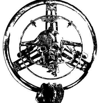 360x360 mad max wheel stencil design tri blend t shirt