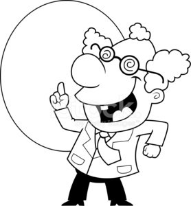278x300 Mad Scientist Premium Clipart