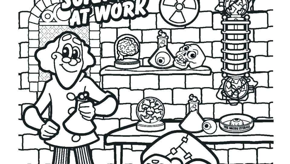 960x544 Scientist Coloring Pages Science Coloring Pages Com Intended