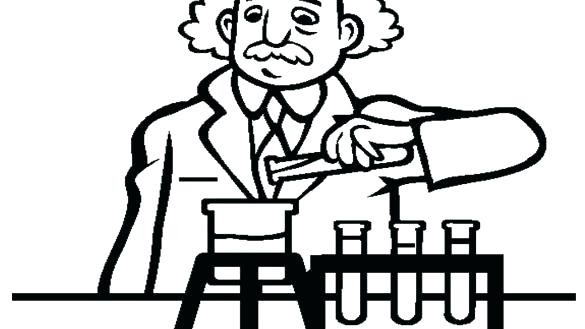 585x329 Scientist Coloring Pages To Print Mad Science I Am