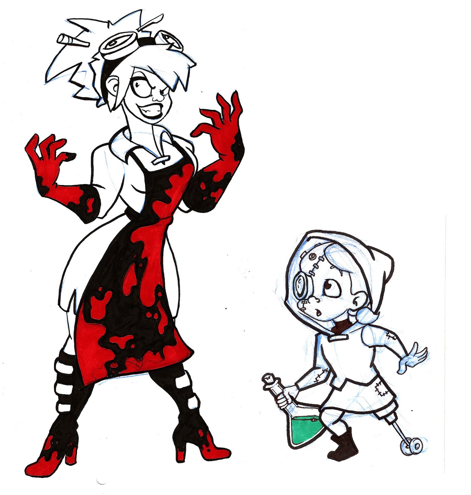 1523x1600 The Keighth Dimension Mad Scientist And Minion