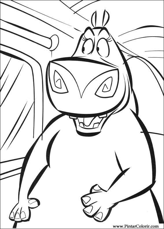 567x794 drawings to paint colour madagascar