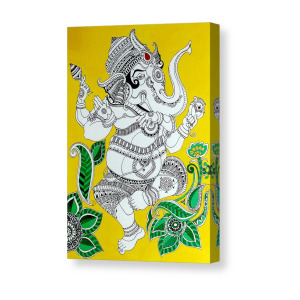 300x300 Madhubani Ganesh Canvas Print Canvas Art