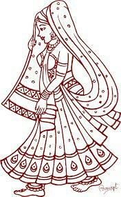 176x286 Painting In Clipart Design, Madhubani
