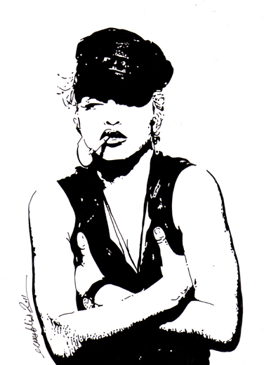 376x520 madonna drawing