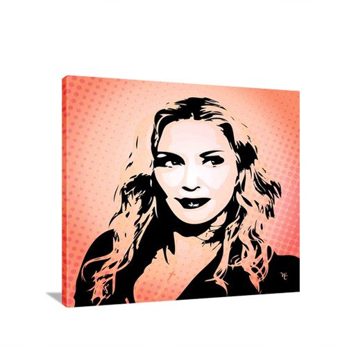 500x500 Madonna Pop Art Canvas Print