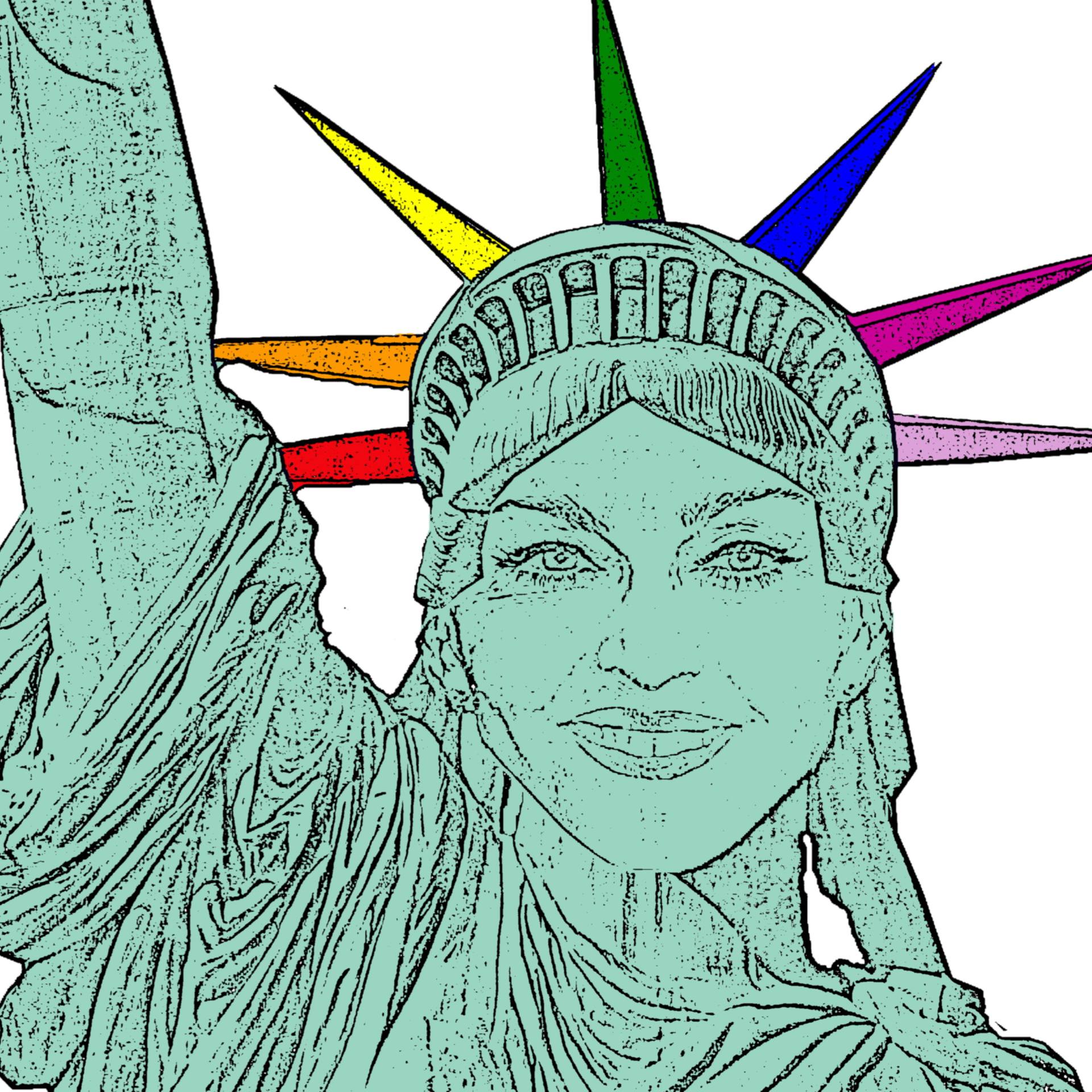 1920x1920 Madonna As The Statue Of Liberty! New Media