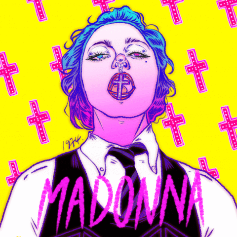 480x480 Neon Noon Ll Madonna Ll A Series Of Pop Star