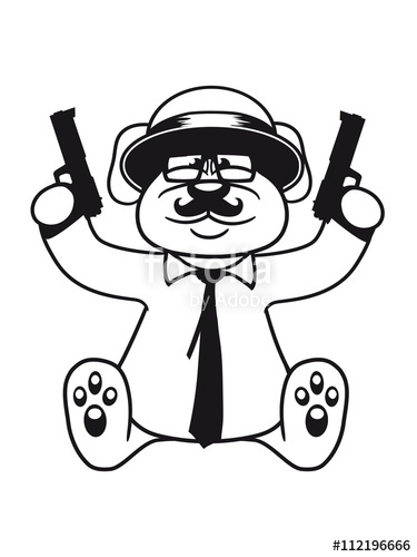 375x500 gangster mafia gangster guns ties hat hornbrille mustache nasty