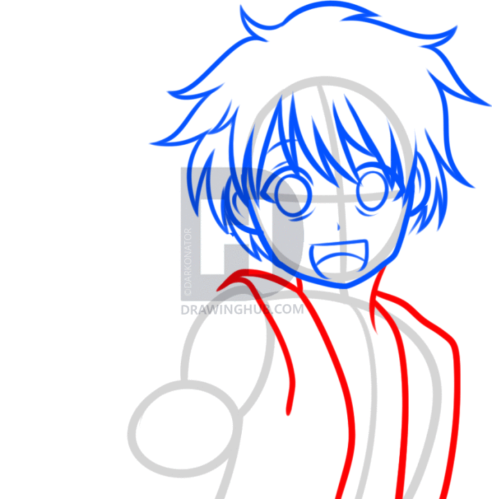 710x720 How To Draw Aladdin From Magi, Step